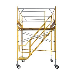 7ft Deluxe Rolling Scaffolding Tower with Internal Stairs