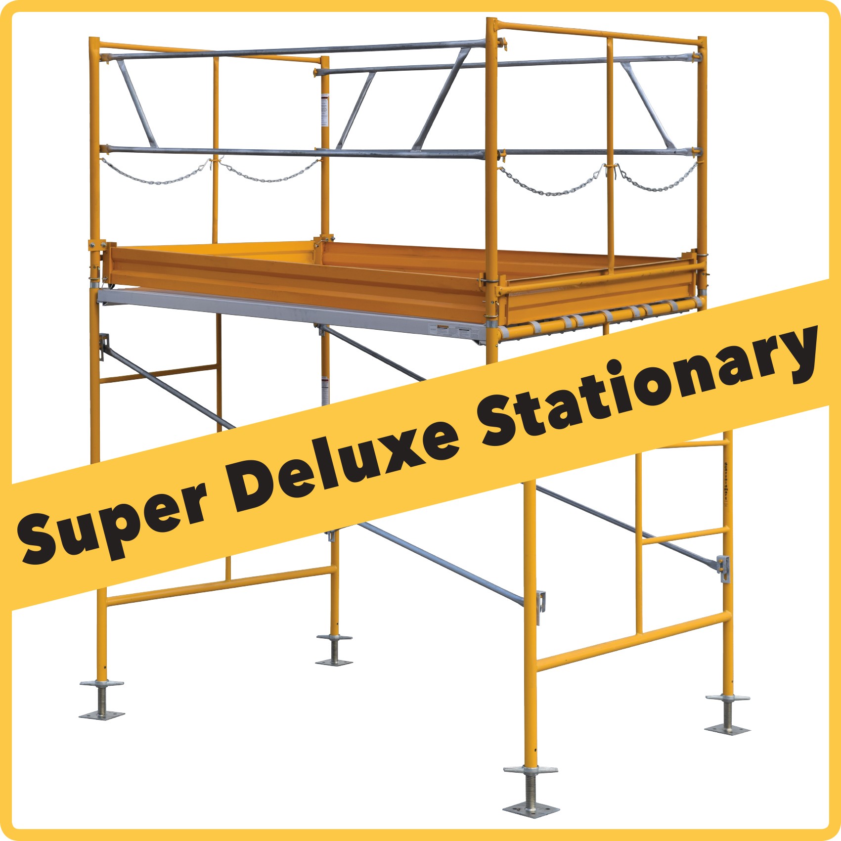 30 ft Super Deluxe Stationary Scaffolding Tower