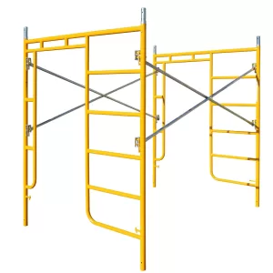 ScaffoldMart's 5' X 6'6" Walkthru Set w/ Built-In Ladder w/ 10' Brace