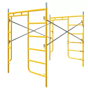 ScaffoldMart's 5' X 6'6" Walkthru Set w/ Built-In Ladder w/ 7' Brace