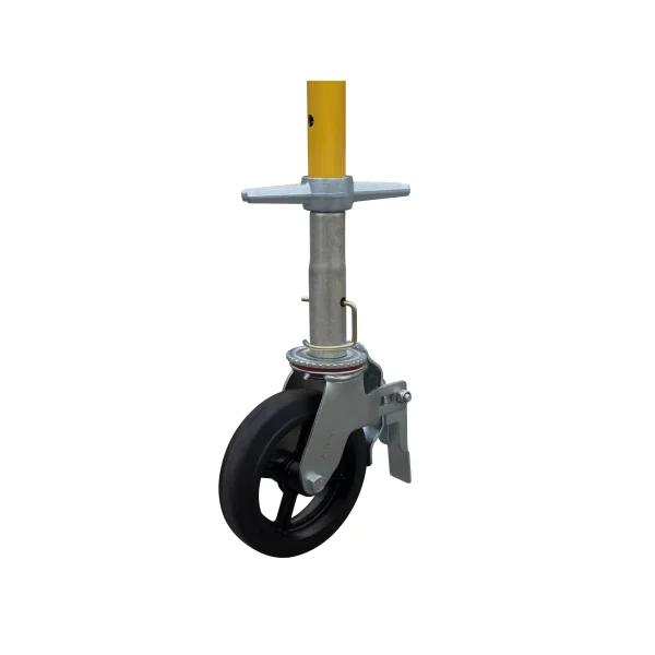 Bakers Scaffold Caster Jack and Cast-Iron Wheel