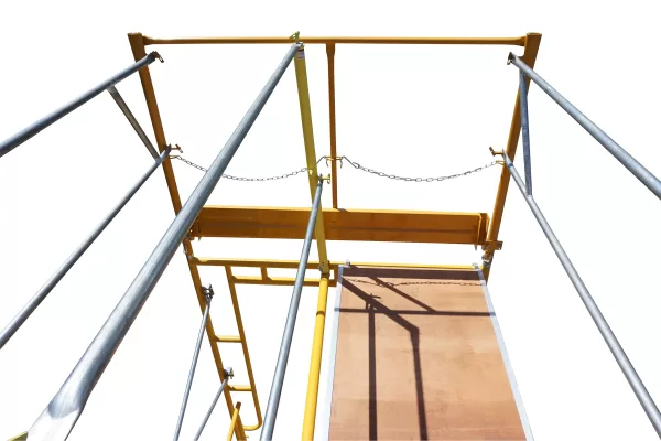 Deluxe Rolling Stair Tower detail from above