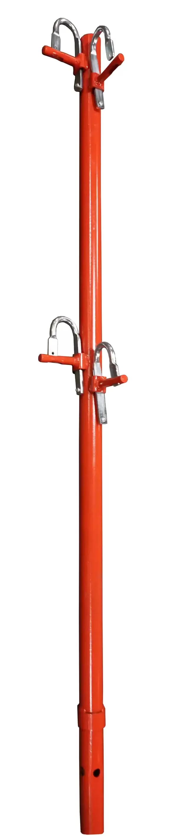 Male Candy-Cane Safety Pole for scaffolding