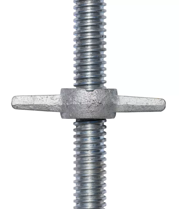 Multifunction Scaffolding Caster Jack Wing Nut closeup
