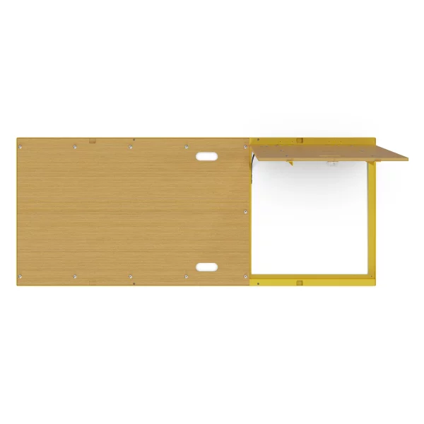 Multifunction Scaffold Hatch Platform - Top view with hatch open.