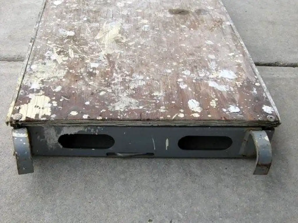 Steel Hooked Walkboard with bent hook