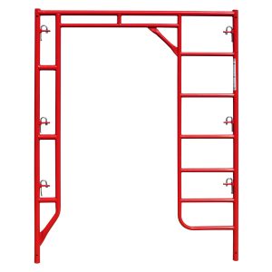 W-Style 5' X 6'7" Walkthru Scaffolding Frame with Built-In Ladder