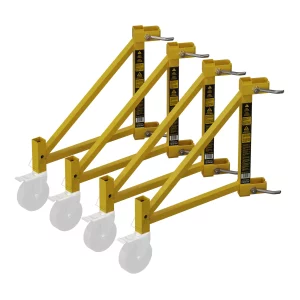 Ideal-Angle Outrigger Set for Multifunction Scaffold