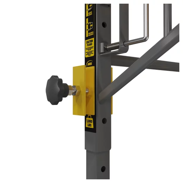 Close up of Multifunction Stability Kit clamp