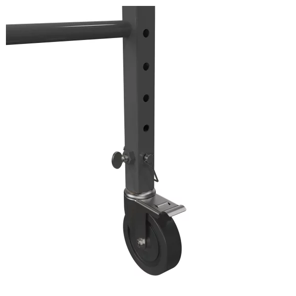 Close up of Multifunction Stability Kit caster set screw
