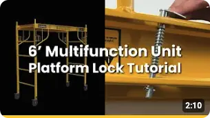 Video: Platform Lock Tutorial for Multifunction Scaffold