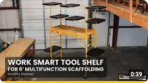 Video: Worksmart Tool Shelf for Multifunction Scaffold