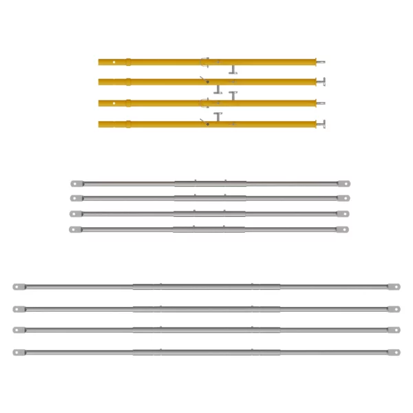 Scaffold Breakdown Guardrail System Parts